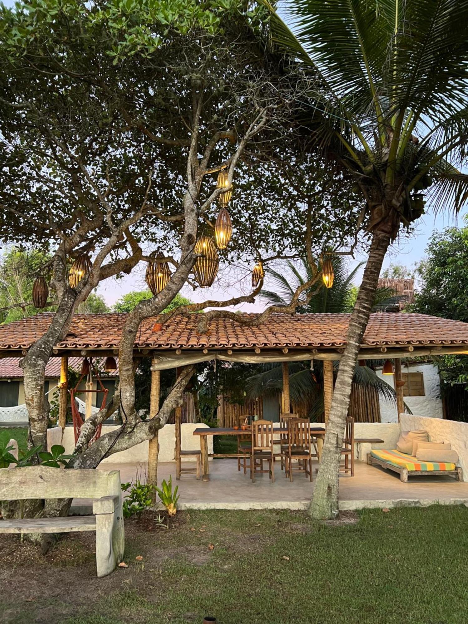 Pousada Quintal Caraíva Exterior foto